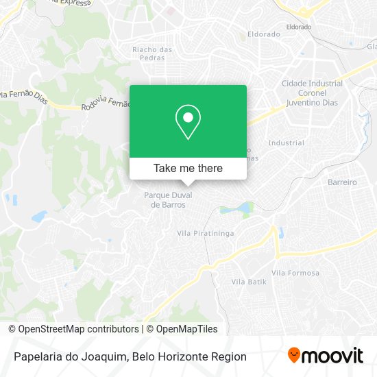 Papelaria do Joaquim map