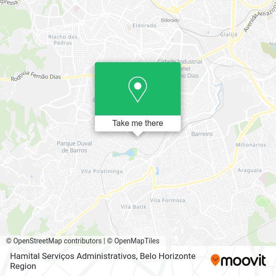 Hamital Serviços Administrativos map