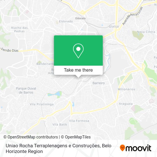 Uniao Rocha Terraplenagens e Construções map