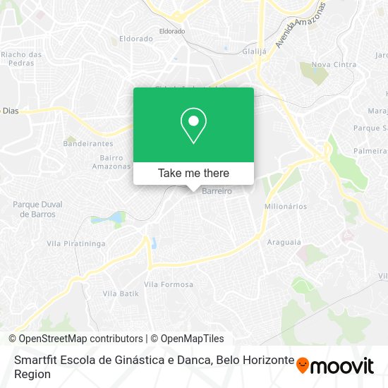 Smartfit Escola de Ginástica e Danca map
