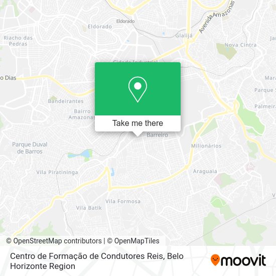 Centro de Formação de Condutores Reis map