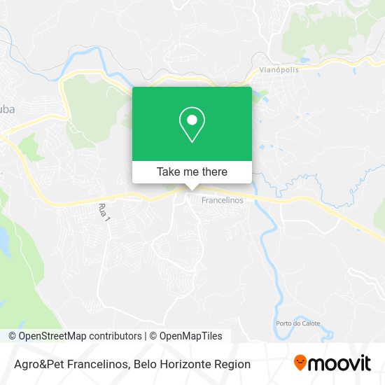 Agro&Pet Francelinos map