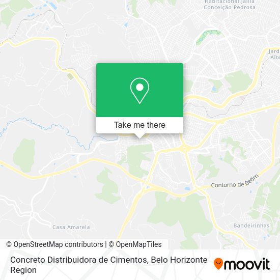 Concreto Distribuidora de Cimentos map