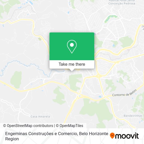 Engeminas Construções e Comercio map