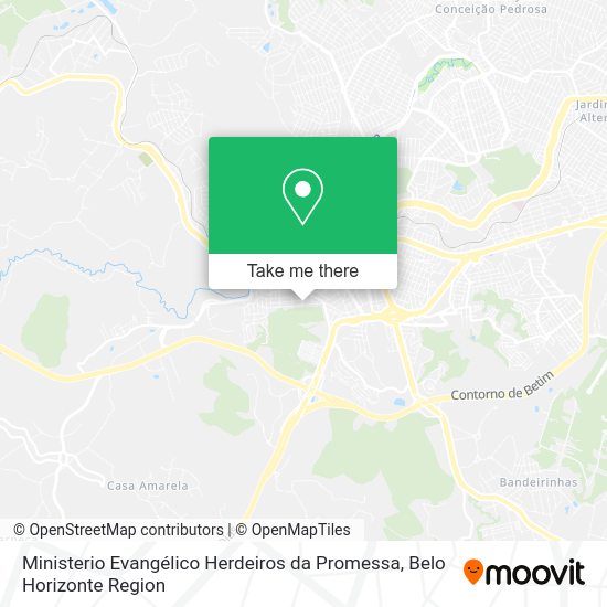 Ministerio Evangélico Herdeiros da Promessa map