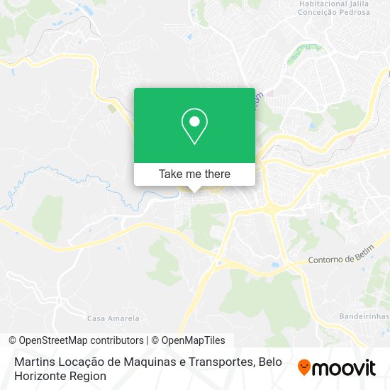Martins Locação de Maquinas e Transportes map
