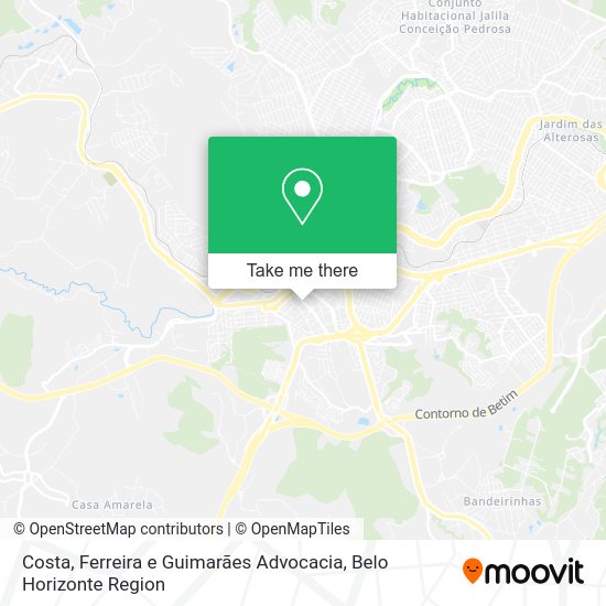 Costa, Ferreira e Guimarães Advocacia map