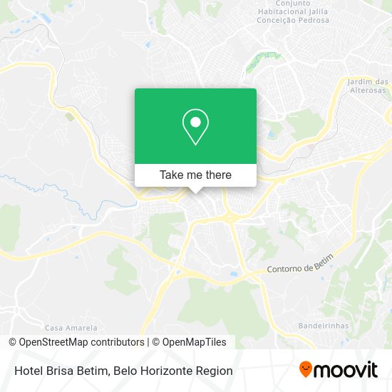 Hotel Brisa Betim map