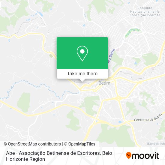 Abe - Associação Betinense de Escritores map