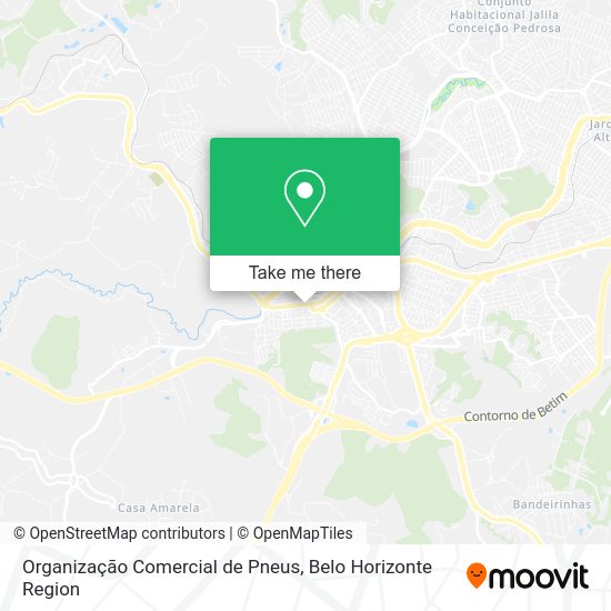 Organização Comercial de Pneus map