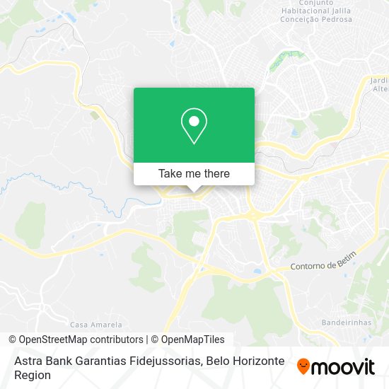 Astra Bank Garantias Fidejussorias map