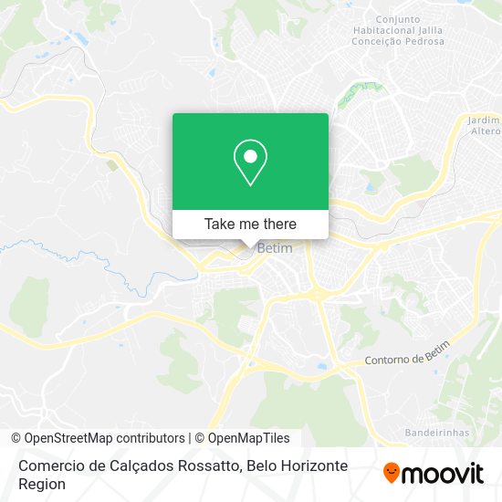Comercio de Calçados Rossatto map