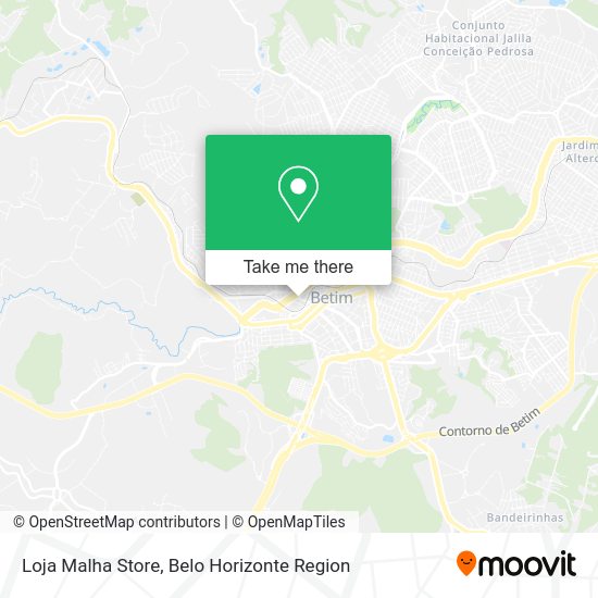 Loja Malha Store map