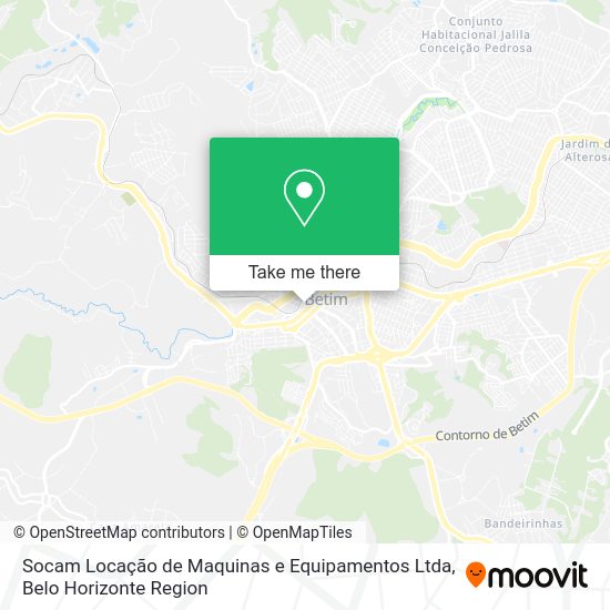 Socam Locação de Maquinas e Equipamentos Ltda map