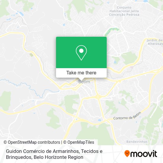 Guidon Comércio de Armarinhos, Tecidos e Brinquedos map