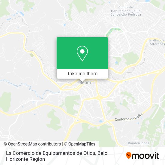 Ls Comércio de Equipamentos de Otica map