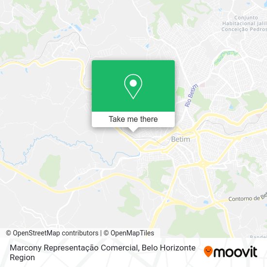 Marcony Representação Comercial map