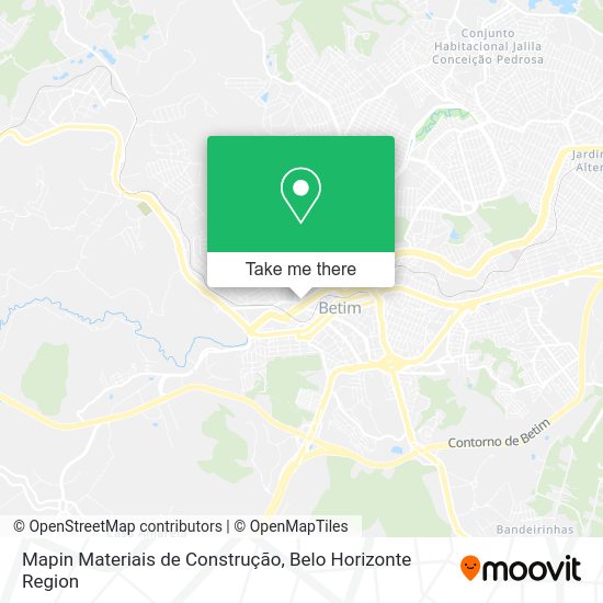 Mapin Materiais de Construção map