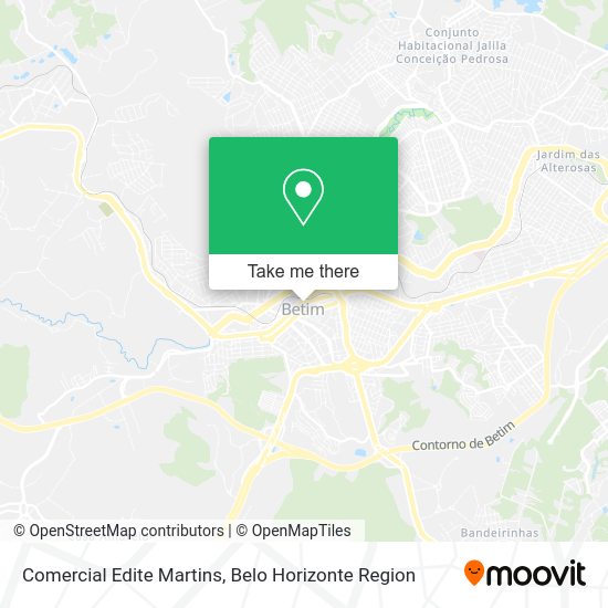 Comercial Edite Martins map