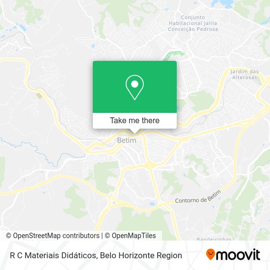 R C Materiais Didáticos map