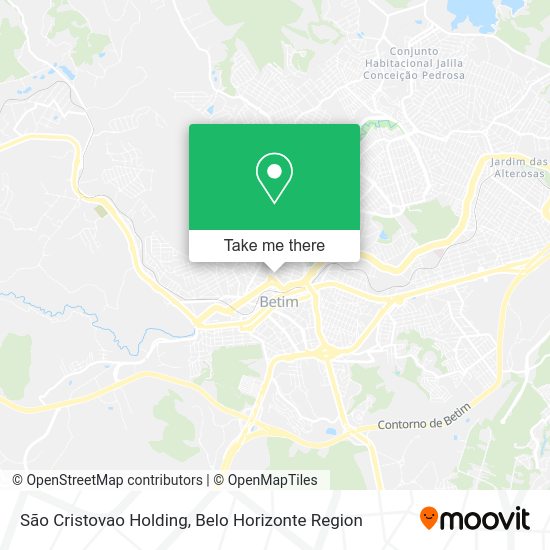 São Cristovao Holding map