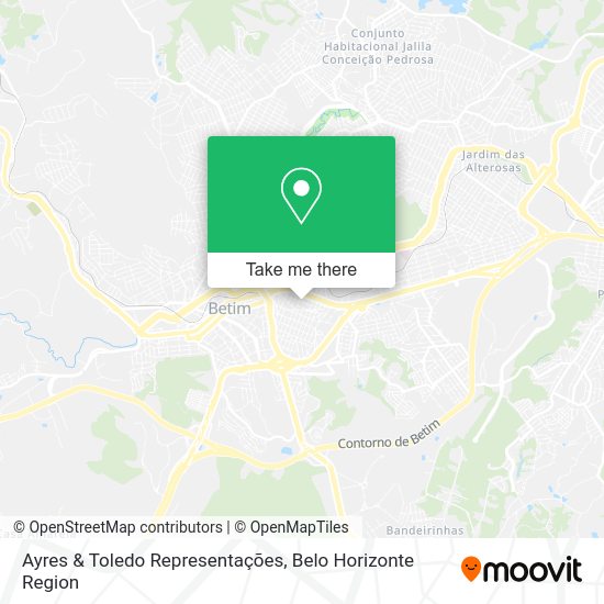 Ayres & Toledo Representações map