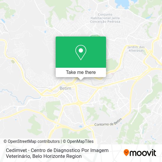 Cedimvet - Centro de Diagnostico Por Imagem Veterinário map