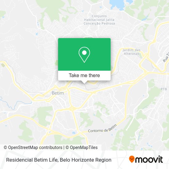 Residencial Betim Life map