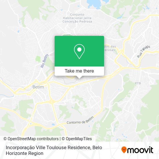 Incorporação Ville Toulouse Residence map