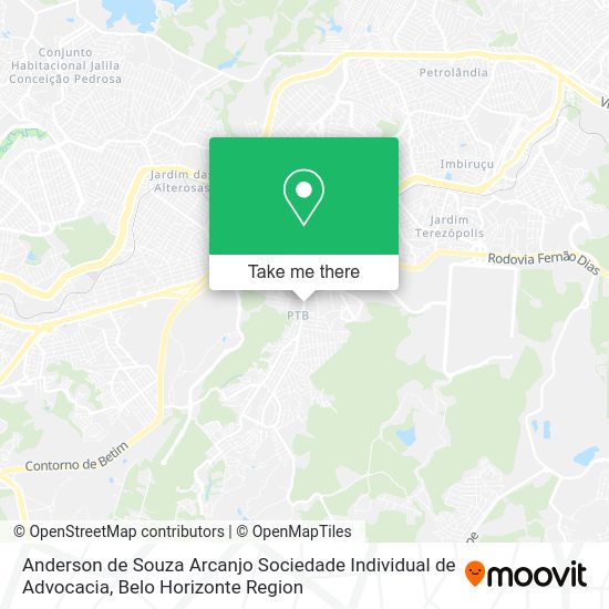 Anderson de Souza Arcanjo Sociedade Individual de Advocacia map