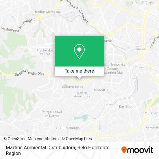 Martins Ambiental Distribuidora map