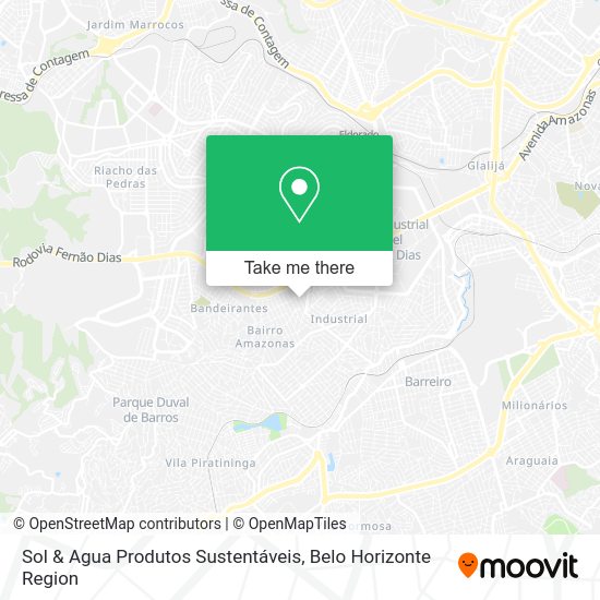Sol & Agua Produtos Sustentáveis map