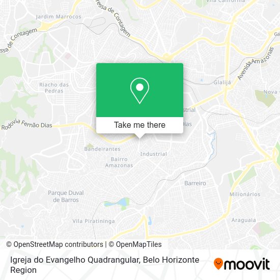Igreja do Evangelho Quadrangular map