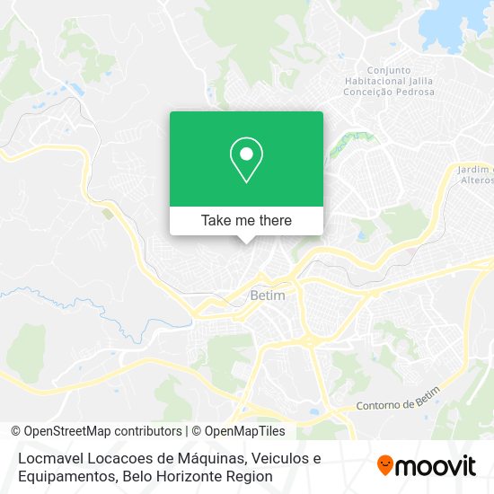 Locmavel Locacoes de Máquinas, Veiculos e Equipamentos map