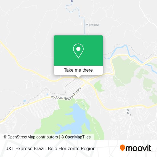 J&T Express Brazil map