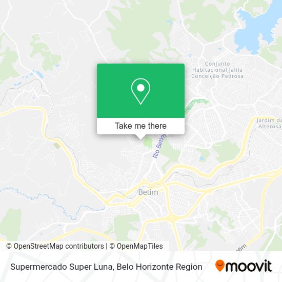 Supermercado Super Luna map