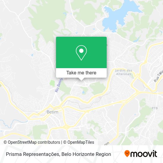 Prisma Representações map