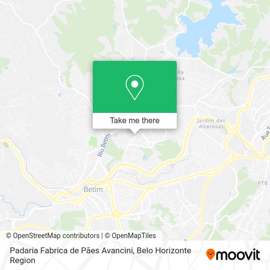 Padaria Fabrica de Pães Avancini map