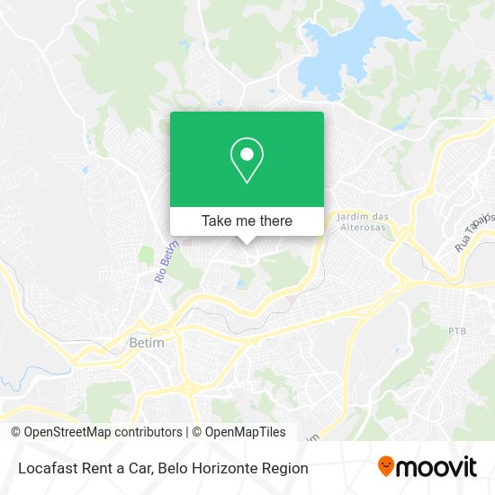 Locafast Rent a Car map