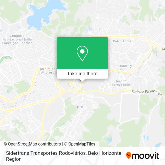 Sidertrans Transportes Rodoviários map
