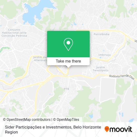 Sider Participações e Investmentos map