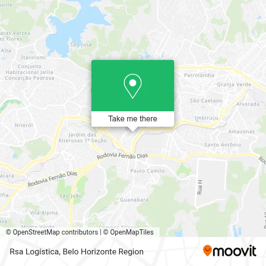 Rsa Logística map