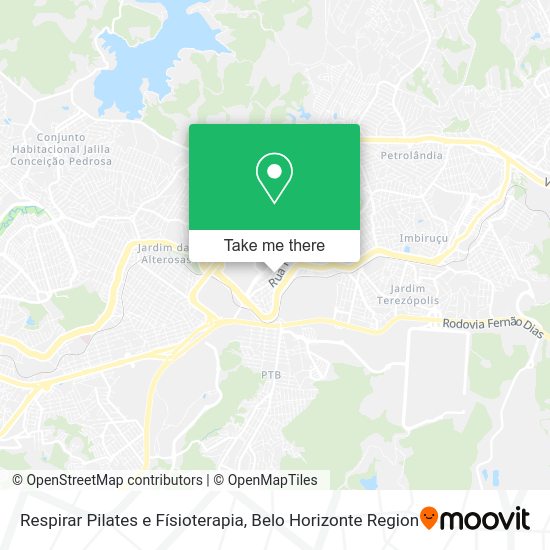 Respirar Pilates e Físioterapia map