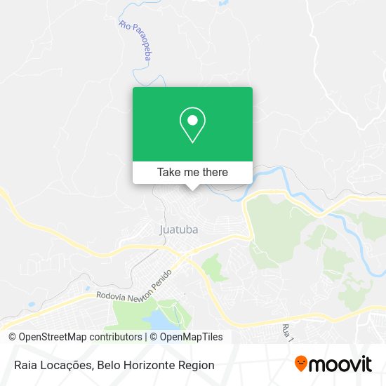 Raia Locações map