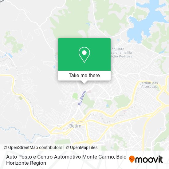 Auto Posto e Centro Automotivo Monte Carmo map