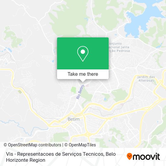 Vis - Representacoes de Serviços Tecnicos map