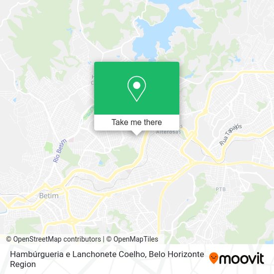 Hambúrgueria e Lanchonete Coelho map