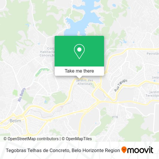 Tegobras Telhas de Concreto map