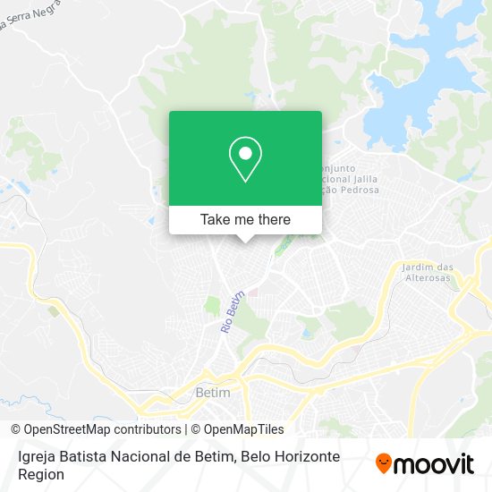 Igreja Batista Nacional de Betim map