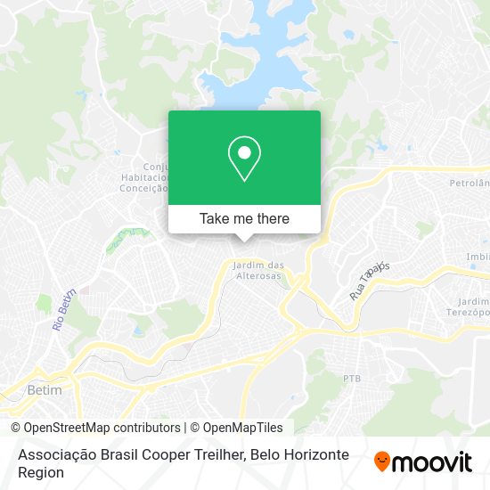 Associação Brasil Cooper Treilher map